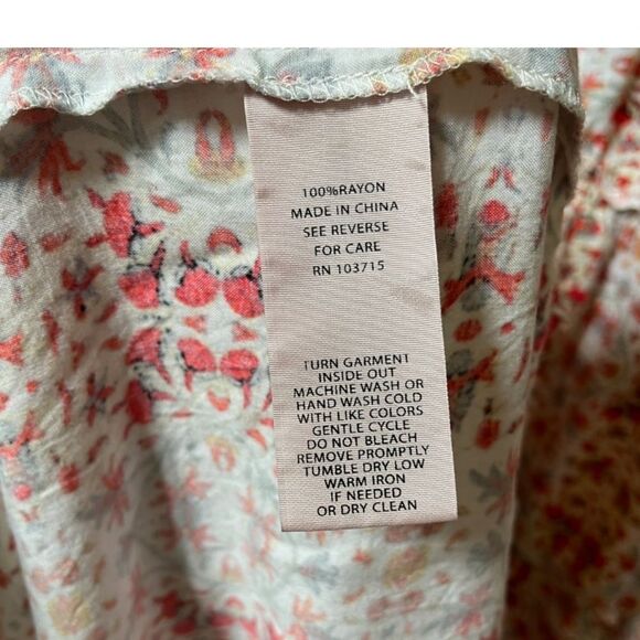 Nanette Lepore Clara Wildflower Floral  Halter Tiered Maxi Dress Halter 2 - Picture 8 of 9